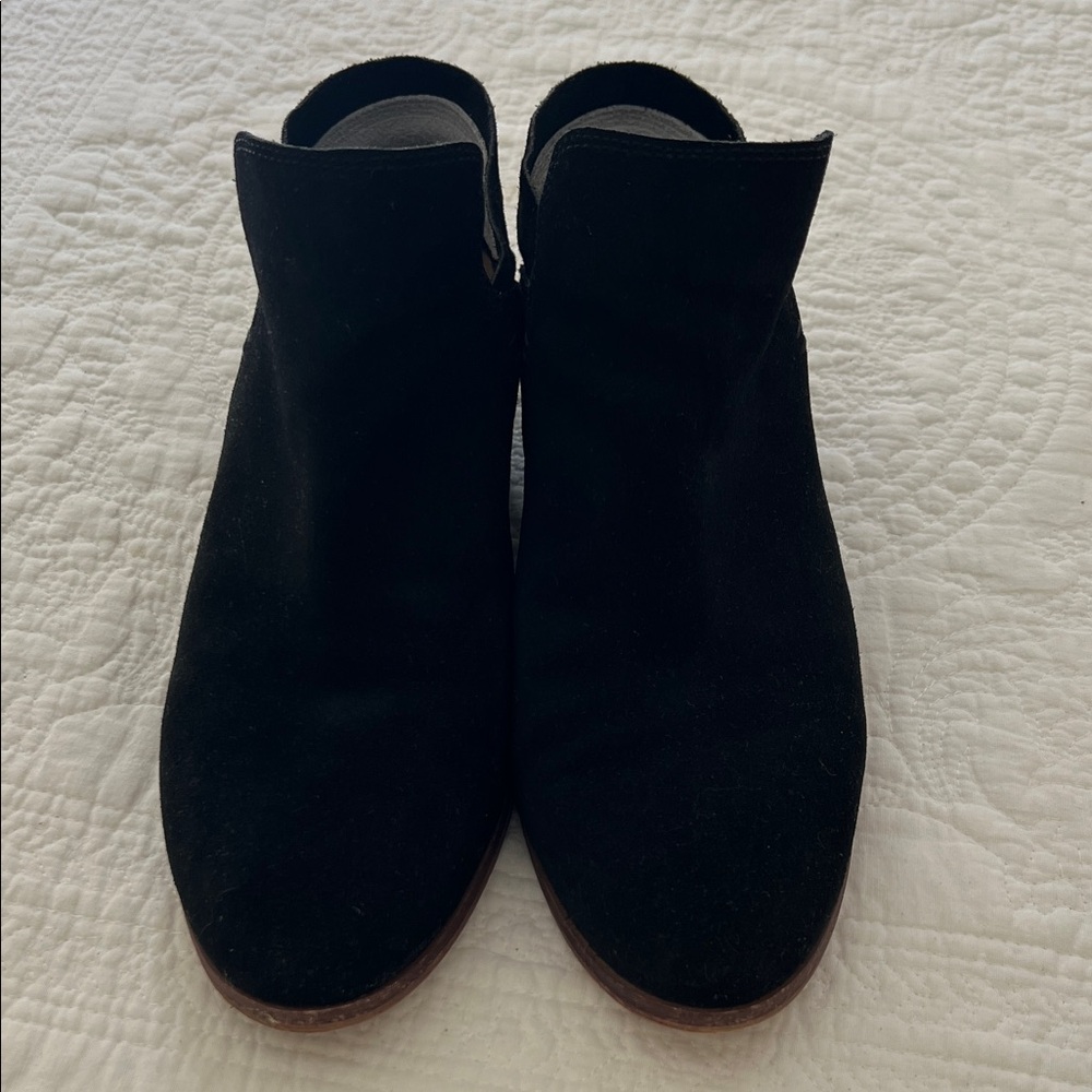 Sam Edelman Black Suede Ankle Booties